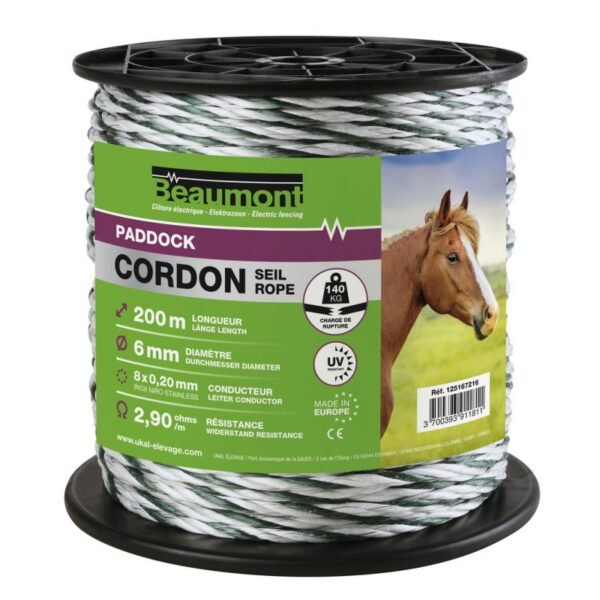 Cordon torsadé 6 mm BEAUMONT – Image 2