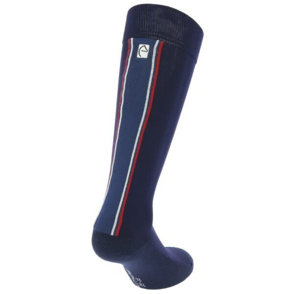 Chaussettes EQUITHÈME "Classic" bleu-blanc-rouge – Image 2