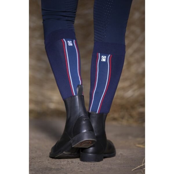 Chaussettes EQUITHÈME "Classic" bleu-blanc-rouge – Image 3