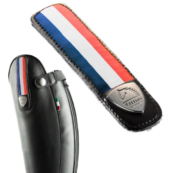 Bracelets interchangeables en cuir avec drapeau français