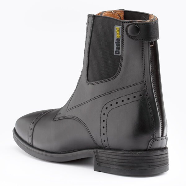 BOOTS DASLO GOLD CUIR LACETS ELASTIQUES – Image 3