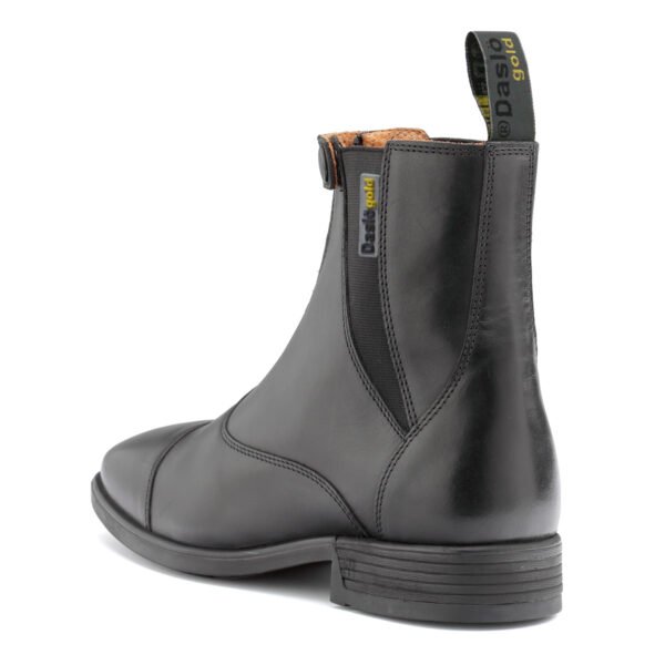 BOOTS DASLO GOLD EN CUIR AVEC ZIP – Image 2