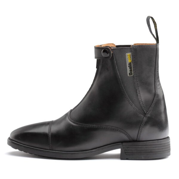 BOOTS DASLO GOLD EN CUIR AVEC ZIP – Image 5