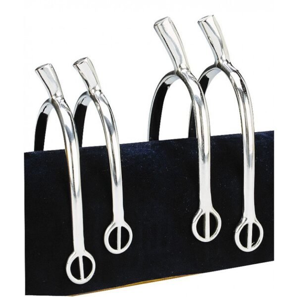 Éperons FEELING "Prince de Galles" compensés à passants arrondis inox – Image 3