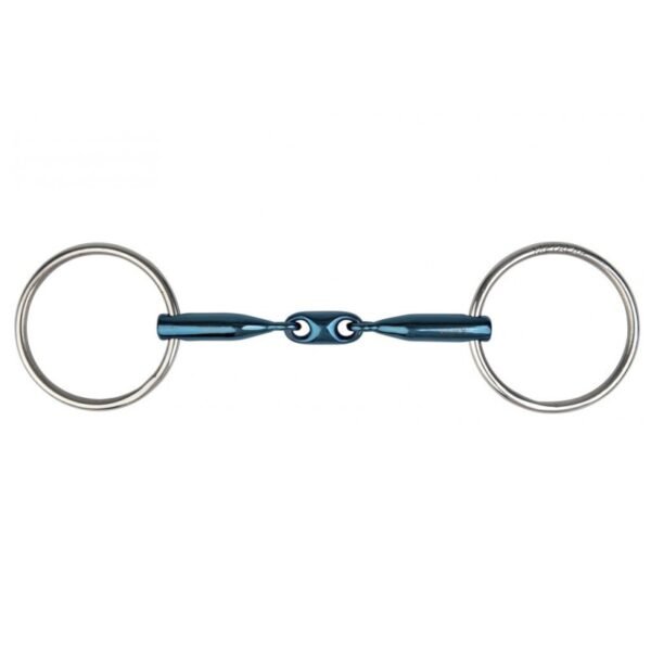 Mors 2 anneaux METALAB "Eco Blue" double brisure