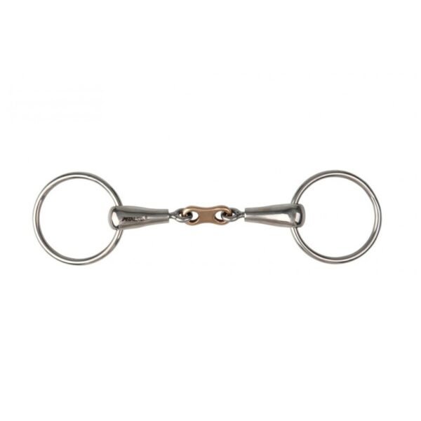Mors 2 anneaux METALAB "Pinchless Bristol" lien en cuivre