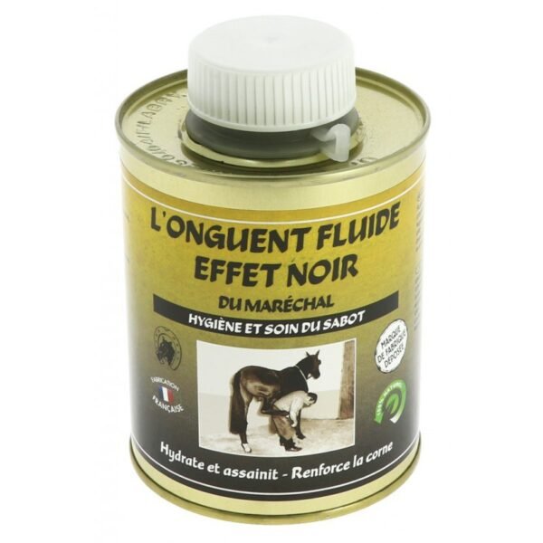 Onguent Fluide du Maréchal, effet noir